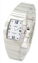 Omega Constellation Biały/Stal 33x25 mm 1586.70.00