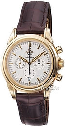 Omega De Ville Srebrny/Skóra Ø41 mm 4641.30.32