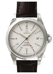 Omega De Ville Biały/Skóra Ø39 mm 4833.31.32