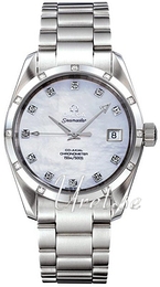 Omega Seamaster Aqua Terra Biały/Stal Ø36 mm 2505.75.00