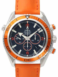 Omega Seamaster Planet Ocean Chrono Czarny/Guma Ø45.5 mm 2918.50.83
