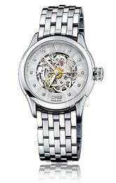 Oris Culture Artelier Skeleton Diamonds Srebrny/Stal Ø31 mm 560 7604 4019 MB