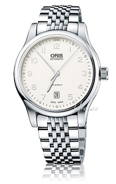 Oris Culture Classic Date Srebrny/Stal Ø42 mm 01 733 7594 4091-07 8 20 61