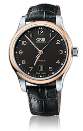 Oris Culture Classic Date Czarny/Skóra Ø42 mm 01 733 7594 4394-07 5 20 11
