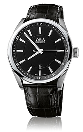 Oris Culture Artix Date Czarny/Skóra Ø42 mm 01 733 7642 4054-07 5 21 81FC