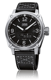 Oris Aviation BC4 Retrograde Day Czarny/Skóra Ø42.7 mm 01 735 7617 4164-07 5 22 58FC