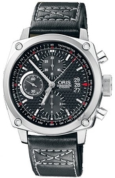 Oris Aviation Czarny/Skóra Ø43 mm 674 7616 4154 LS