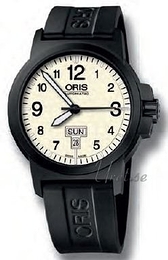Oris Aviation BC3 Advanced Day Date Beżowy/Guma Ø42 mm 735 7641 4766 RS