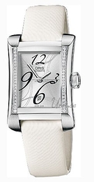 Oris Culture Rectangular Date Diamonds Srebrny/Satyna 25.9x37 mm 561 7621 4961 LS