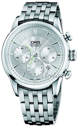 Oris Culture Srebrny/Stal Ø43 mm 676 7603 4051 MB