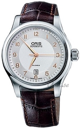 Oris Culture Srebrny/Skóra Ø42 mm 733 7594 4061 LS