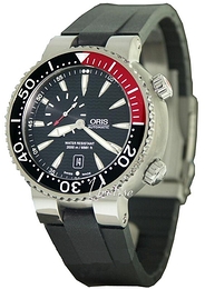 Oris Diving Czarny/Guma Ø47 mm 643 7584 7154 RS