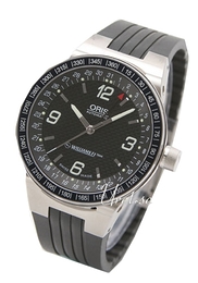 Oris Motor Sport WilliamsF1 Czarny/Guma Ø42 mm 654 7585 4164 RS