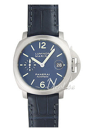 Panerai Contemporary Niebieski/Skóra Ø40 mm PAM00282