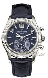 Patek Philippe Complicated Niebieski/Skóra Ø40.5 mm 5961P