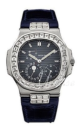 Patek Philippe Nautilus Niebieski/Skóra Ø40 mm 5724G/001