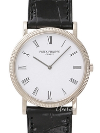 Patek Philippe Calatrava Biały/Skóra Ø32 mm 3520DG