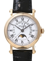 Patek Philippe Complicated Biały/Skóra Ø36 mm 5059R