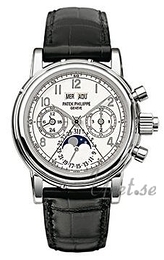 Patek Philippe Grand Complications Biały/Skóra Ø37 mm 5004G