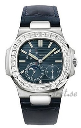 Patek Philippe Nautilus Niebieski/Skóra 43x38 mm 5722G/001