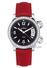 Jaeger LeCoultre Master Compressor Czarny/Skóra 1728471