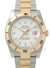 Rolex Datejust Turn-O-Graph Biały/18 karatowe żółte złoto Ø36 mm 116263/6