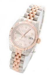 Rolex Lady Oyster Perpetual Różowy/18 karatowe różowe złoto Ø26 mm 179171/8