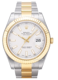 Rolex Datejust II Biały/18 karatowe żółte złoto Ø41 mm 116333/4