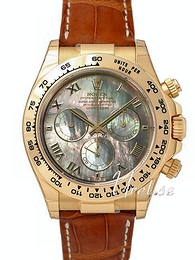 Rolex Daytona Biały/Skóra Ø40 mm 116518