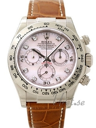 Rolex Daytona Różowy/Skóra Ø40 mm 116519/9