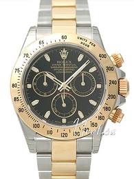 Rolex Daytona Czarny/18 karatowe żółte złoto Ø40 mm 116523/15