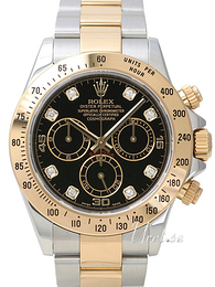 Rolex Daytona Czarny/18 karatowe żółte złoto Ø40 mm 116523/4