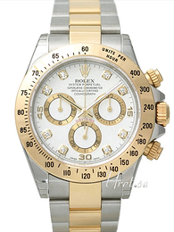 Rolex Daytona Biały/18 karatowe żółte złoto Ø40 mm 116523/5