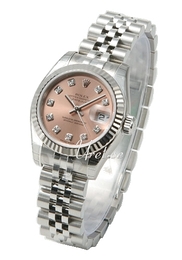 Rolex Lady Oyster Perpetual Różowy/Stal Ø26 mm 179174/16