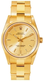 Rolex Oyster Perpetual Żółte złoto/18 karatowe żółte złoto Ø34 mm 14208M