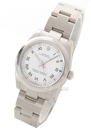 Rolex Oyster Perpetual Midsize Biały/Stal Ø31 mm 177200/7