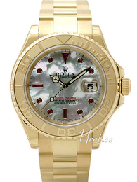 Rolex Yacht-Master Biały/18 karatowe żółte złoto Ø40 mm 16628/4