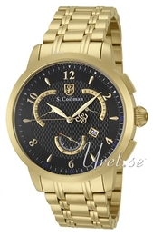 S.Coifman Czarny/Stal w odcieniu złota Ø45 mm SC0238