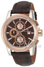 S.Coifman Brązowy/Skóra Ø43 mm SC0254