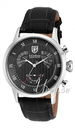 S.Coifman Czarny/Skóra Ø42 mm SC0350