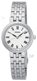 Seiko Dress Ladies Biały/Stal Ø24 mm SRZ461P1