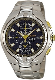 Seiko Chronograph Niebieski/Tytan Ø42 mm SNA429