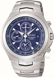 Seiko Chronograph Niebieski/Stal Ø44 mm SNA599P1