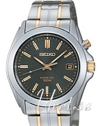 Seiko Kinetic Czarny/Stal SKA271