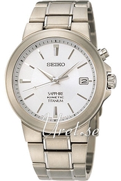 Seiko Kinetic Biały/Tytan Ø37 mm SKA329P1