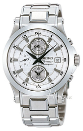 Seiko Premier Srebrny/Stal Ø40 mm SNA583P1