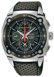 Seiko Sportura Czarny/Skóra Ø43 mm SNAA95P1P2