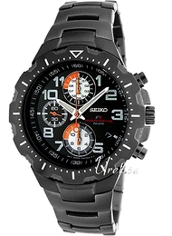 Seiko Sportura Czarny/Stal Ø39 mm SND743P1