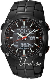 Seiko Sportura Czarny/Stal Ø41 mm SNJ011P1