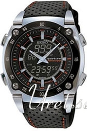 Seiko Sportura Czarny/Skóra Ø43 mm SNJ021P